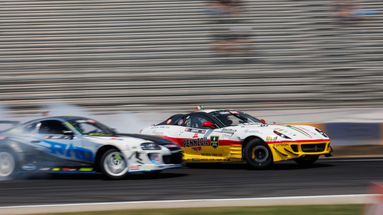 voitures de Formula DRIFT, Formula D pro, apprendre le drift, voiture de drift, Ferrari de Formula DRIFT