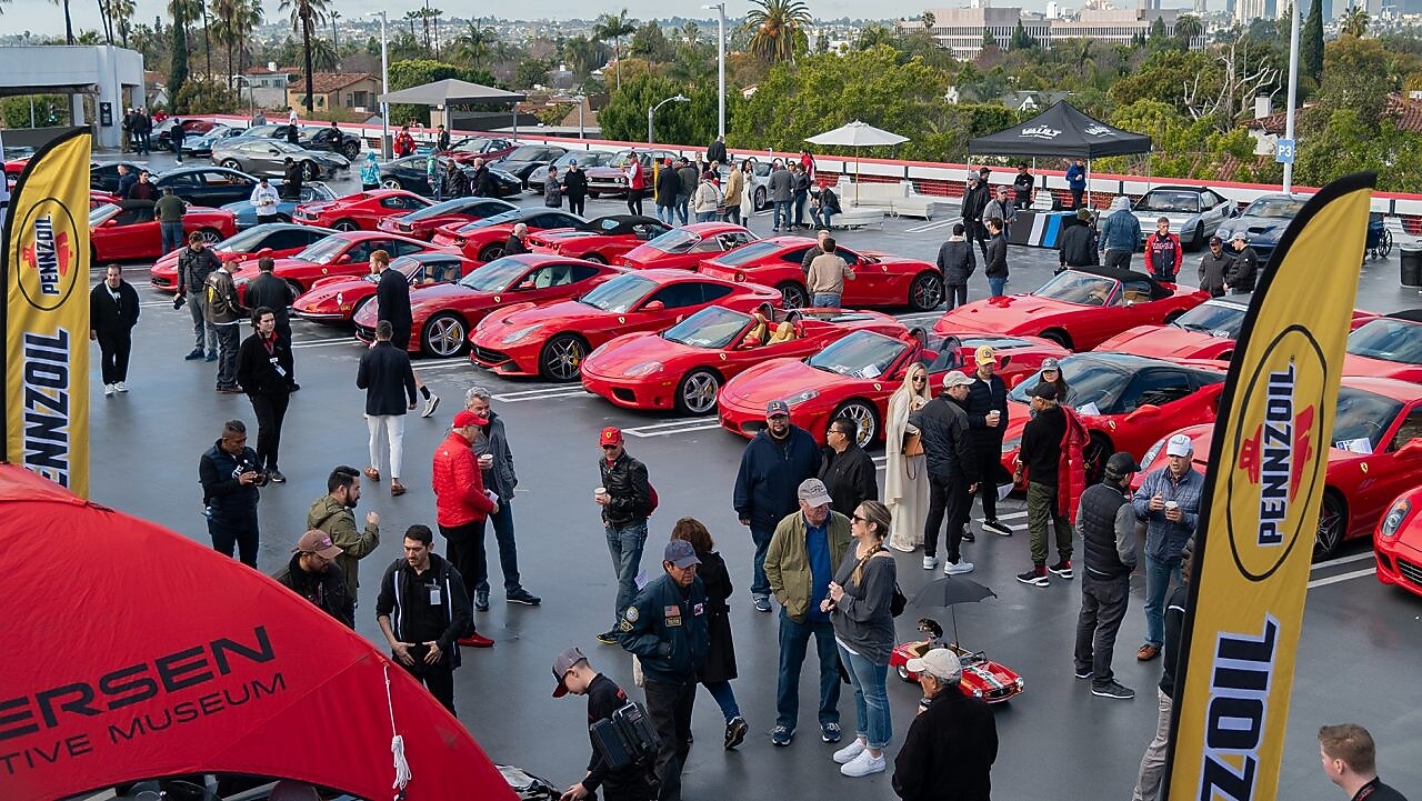 Petersen Automotive Museum parking lot