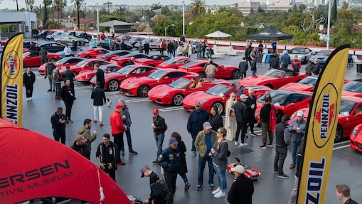 Petersen Automotive Museum parking lot