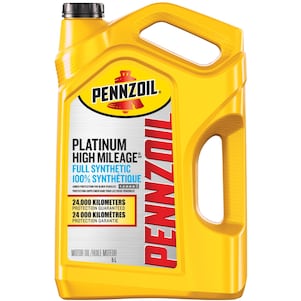 Huile Moteur 100 % Synthétique Pennzoil Platinum High Mileage
