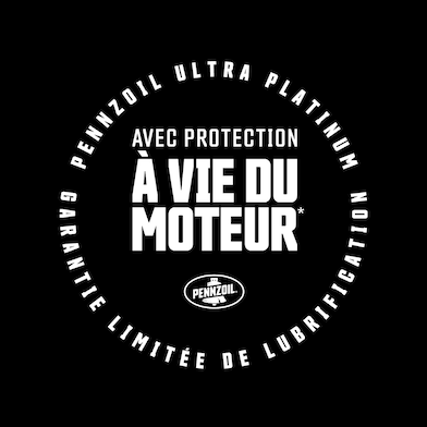 Pennzoil offre une garantie limitée de lubrification de 20 ans ou 1 200 000 kilomètres
