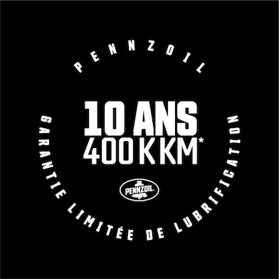 “Pennzoil features a 10 year / 300,000 mile lubrication limited warranty”