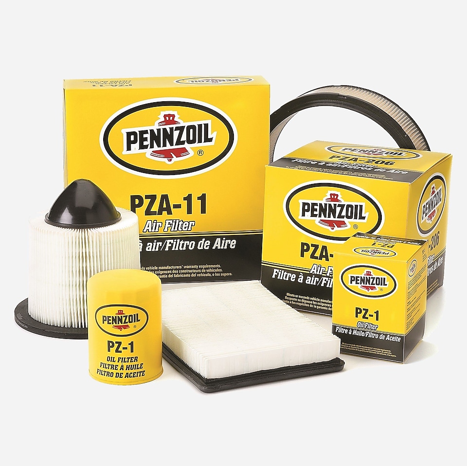 Pennzoil Family of Oil and Air Filters