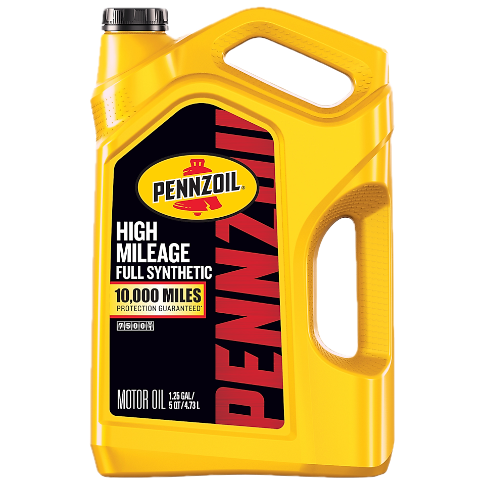 Pennzoil High Mileage Full Synthetic 5QT jug