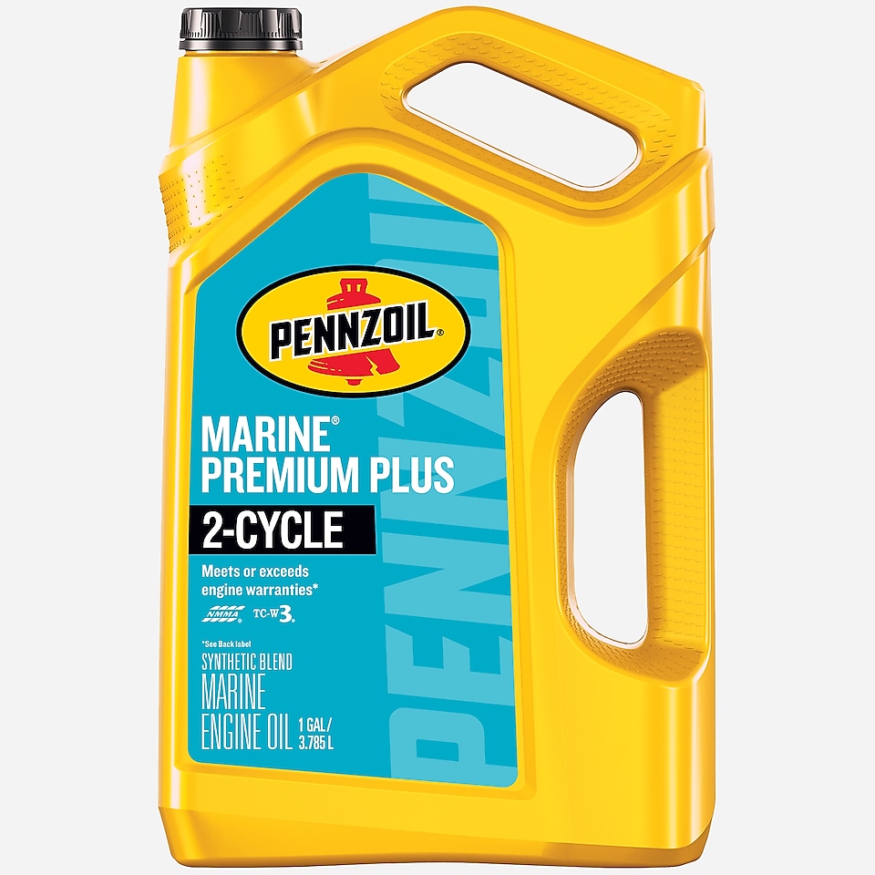 Pennzoil Marine Premium Plus 2-Cycle Engine Oil 4 QT Bottle