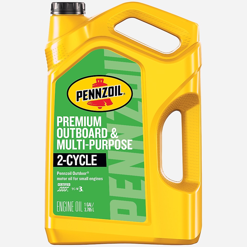 Pennzoil Premium Outboard & Multi-Purpose 2-Cycle Engine Oil 4 QT Bottle