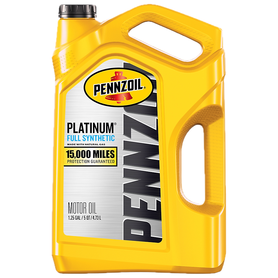 Pennzoil PurePlus Platinum Full Synthetic Motor Oil 5 QT Bottle
